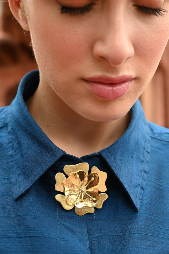 Christine Bekaert Jewelry Earring Cosmos Brooch